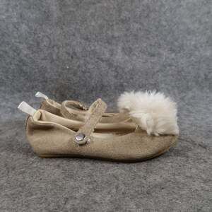 Gap Shoes Baby Toddler 7 Mary Jane Flats Dress Pom Pom Formal Fashion Leather